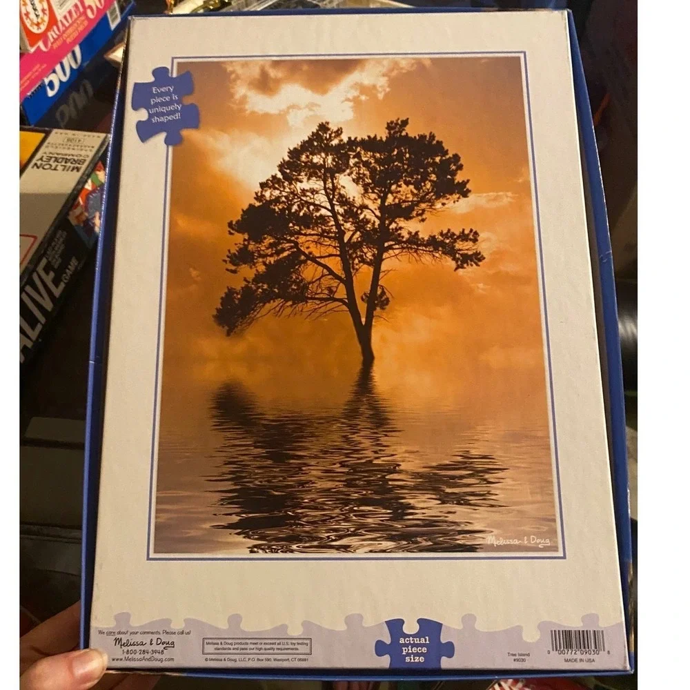 Melissa & Doug Tree Island Puzzle 500 Piece Jigsaw Puzzle Ages 12+ Complete! EUC